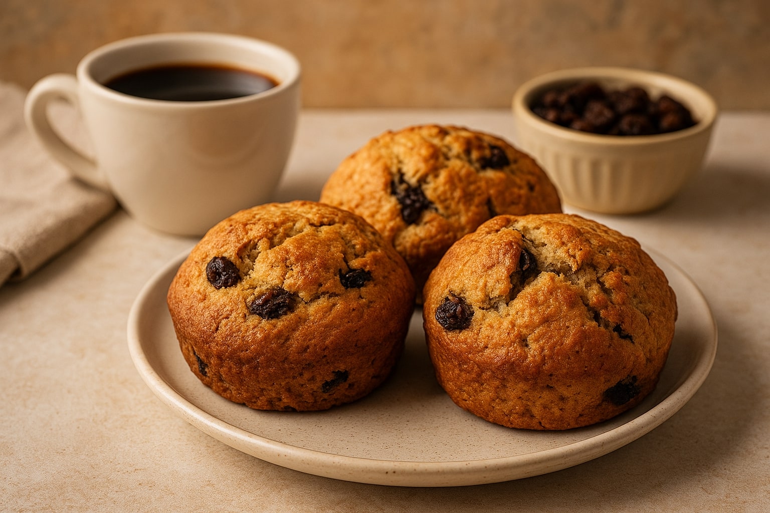 Belizean Powder Bun Recipe featuring golden, spiced buns on a wooden board with cinnamon sticks and raisins.